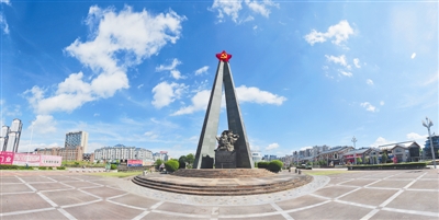 福建省宁化县红军长征出发地纪念广场。 林正添 摄.jpg