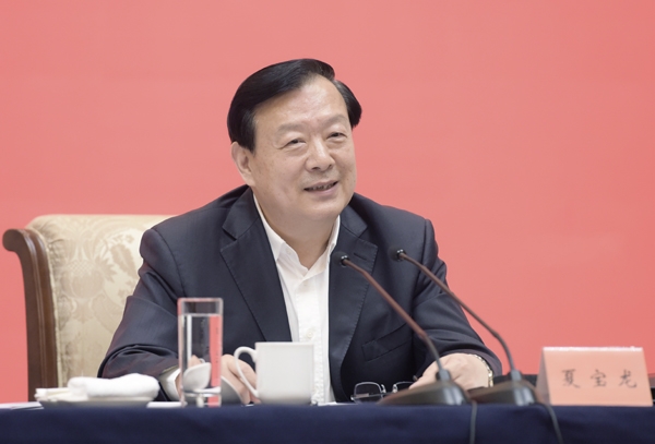 5月25日上午，夏宝龙书记在全省浙商回归工作现场推进会上讲话。浙江日报记者　黄曙林摄_conew1.jpg